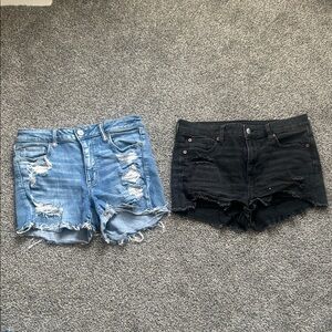 American Eagle Outfitters ✨Bundle✨ Blue and Black Jean Shorts